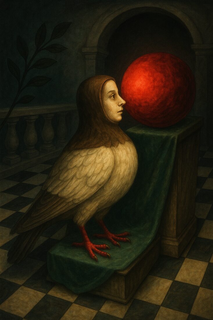 Ilustración interior de Bio Esfera, de Ale Mendé