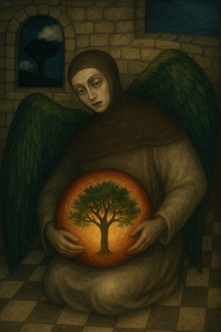 Ilustración interior de Bio Esfera, de Ale Mendé
